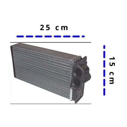 RADIADOR DE CALEFACCION PEUGEOT 206 1999 A 2004 3 TORNILLOS